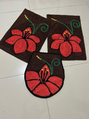 Kit Cozinha + Kit Banheiro 6 Tapetes Frufru - Promo Fim de Ano